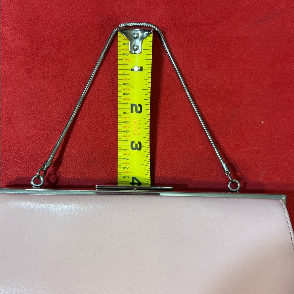 Ann Taylor Blush Pink Leather Clutch - Picture 10 of 11